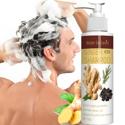 Shampoo anticaduta allo zenzero per capelli forti