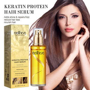 Spray alla cheratina per capelli lucenti e nutriti